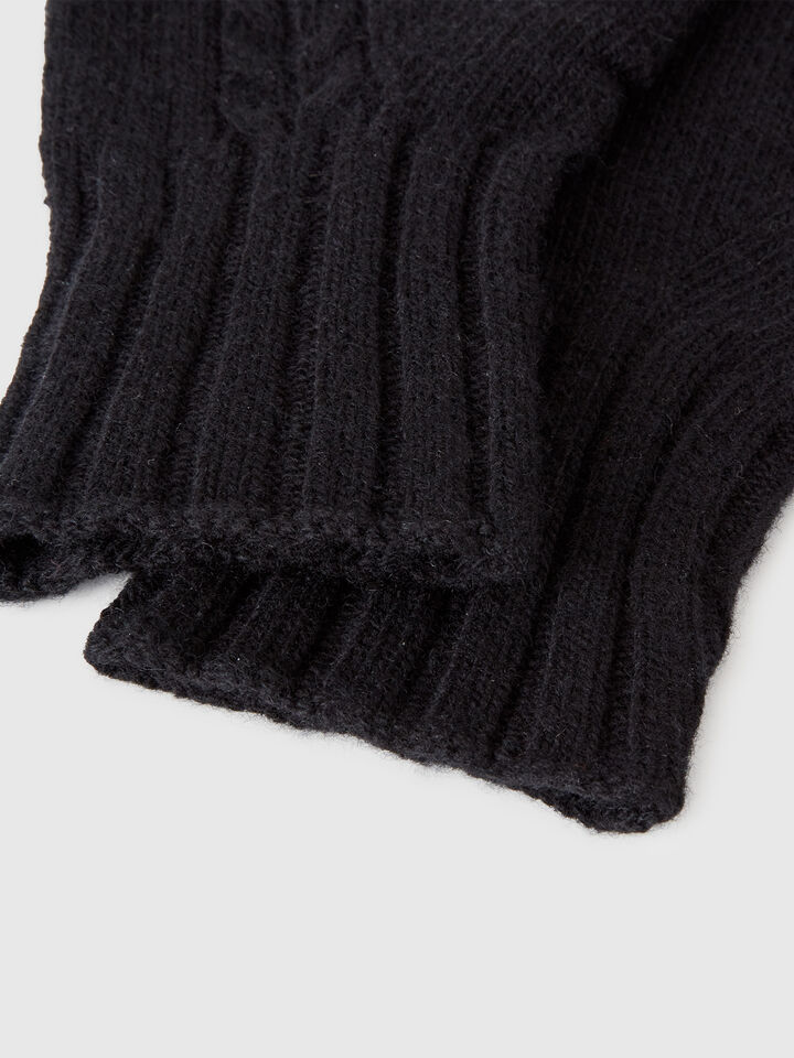 KNITTED GLOVES Women image number 3